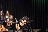 IQ Bariton Steel String Guitar with Fan Frets: <br>Kleingartenanlage – Going Up in Flames
