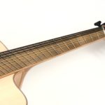 8saiter 5 stahlsaiten 3 basssaiten fächerbünde fanned frets armauflage bevel heimische Hölzer