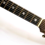 Griffbretteinlagen Inlay sterne perlmutt Ambition Fingerstyle gitarrenbauerchristian stoll