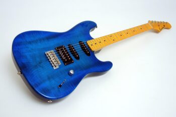 Gebrauchte Strat Blau Launhardt handgebaut