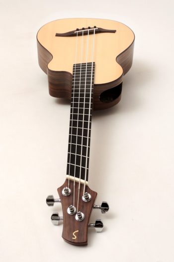 bass ukulele fächerbünde fanned frets laut gitarrenbauer stoll