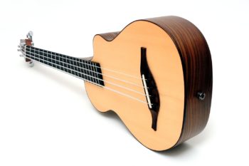 bass ukulele fächerbünde fanned frets laut gitarrenbauer stoll