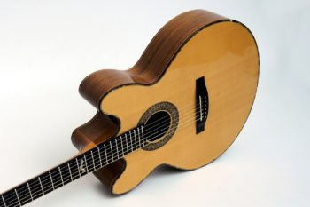 gebrauchte stoll stahlsaiten gitarre double cut tonabnehmer custom