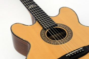 gebrauchte stoll stahlsaiten gitarre double cut tonabnehmer custom