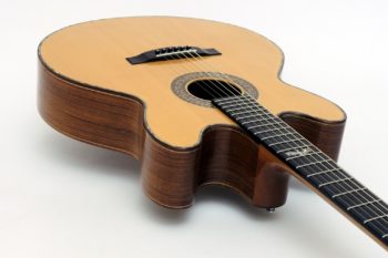 gebrauchte stoll stahlsaiten gitarre double cut tonabnehmer custom