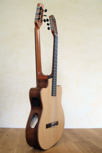 Doppelhals-Wendegitarre Stahlsaiten - Klassik