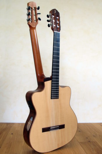 Doppelhals-Wendegitarre Stahlsaiten - Klassik