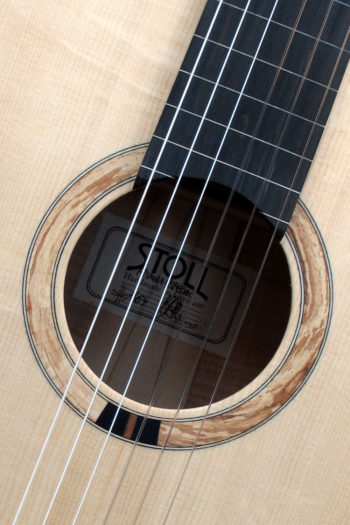 klassische Gitarre teil-bundiert Primera Custom - Rosette