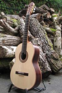 Klassische Gitarre Boden und Zargen aus indischem Palisander