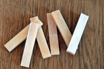 Stoll Gitarrenbau sattel knochen naturbelassen
