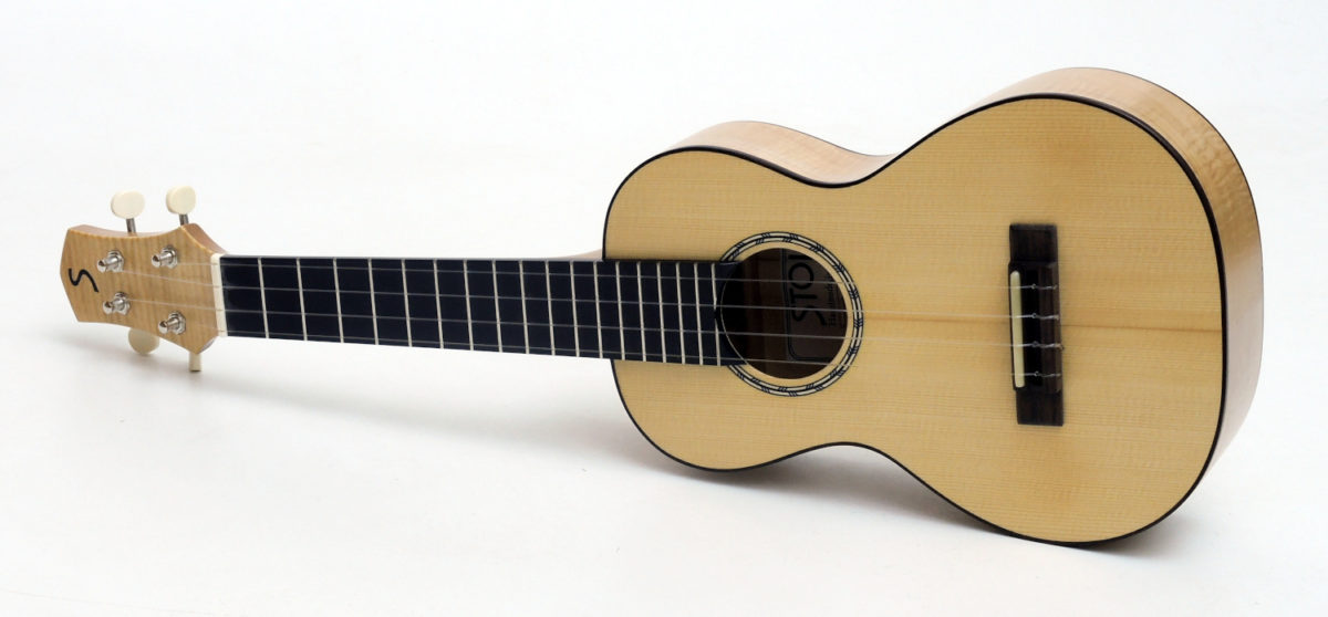 Ahorn professionelle solisten konzert ukulele gitarrenbauer fichtendecke