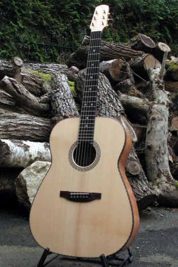 Stahlsaiten-Gitarre mit 3 Tonabnehmern - Ambition Silbereiche