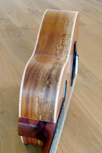 Steelstring Reisegitarre Vollmahagoni spalted Pt69 travel