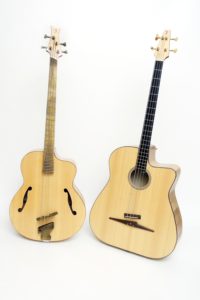 The Duke und der legendäre Akustikbass im Vergleich The Duke Archtop Akustikbass und legendärer Akustikbass