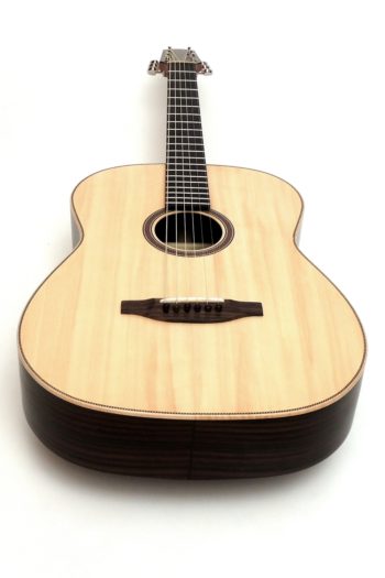 12 fret acoustic guitar rosewood 63 scale butternought stoll luthier