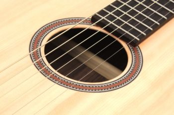 12 fret acoustic guitar rosewood mahogany rosette 63 scale butternought stoll luthier