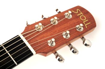 12 fret acoustic guitar mahogany head 63 scale butternought stoll luthier