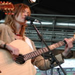 2004 Musikmesse Frankfurt: Uli Pfeiffer, bassist and singer with "Friends In High Places" on stage