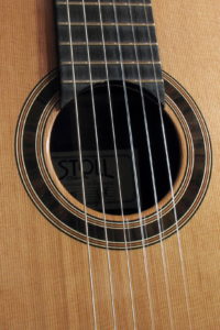 Nylonstring Guitar Classic Line Proscale length 63 cm with wide neck Rosette