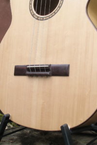 Acoustic Bass Guitar with Steel Strings based on Classic Bass