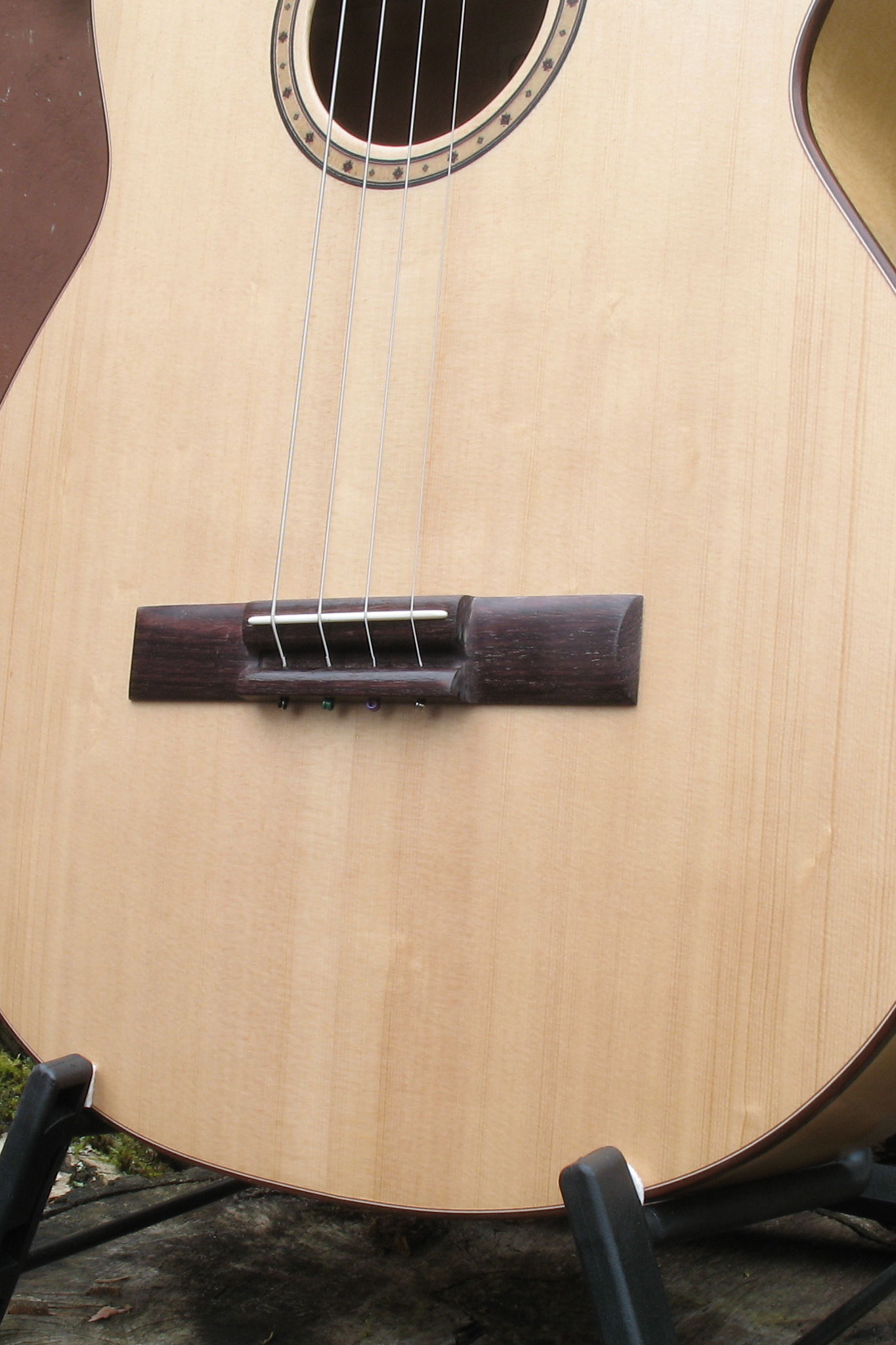 Piccolo Acoustic Bass with Steel Strings Based on Classic Bass