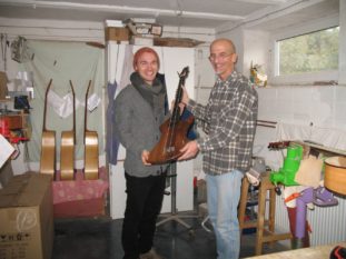 Pierre Pihl and Christian Stoll ceremonial handover