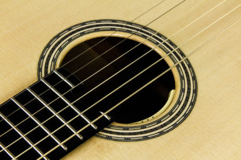 wild cherry 12 fret fingerstyle steel string guitar luthier