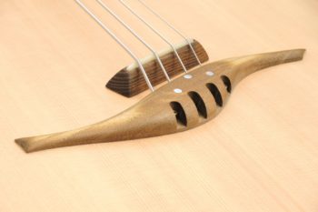 acoustic bass bevel fan frets no rosewood luthier christian stoll