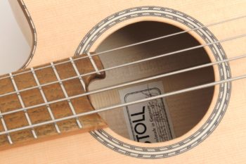 acoustic bass bevel fan frets no rosewood luthier christian stoll