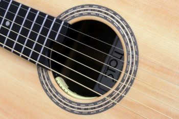 triple sound hole acoustic guitar laurel lutz spruce luthier
