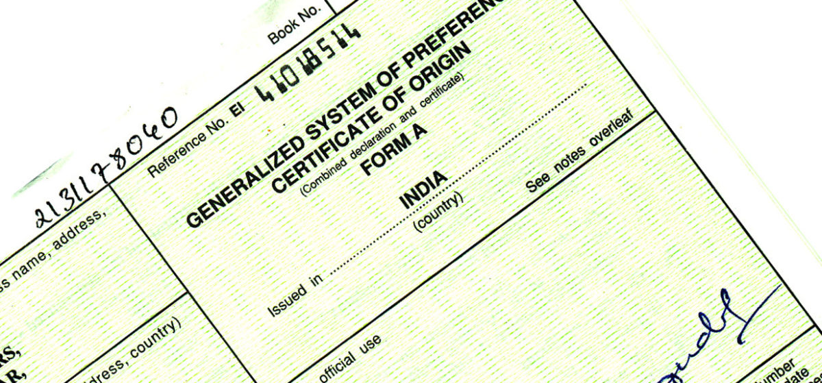 certificate of origin