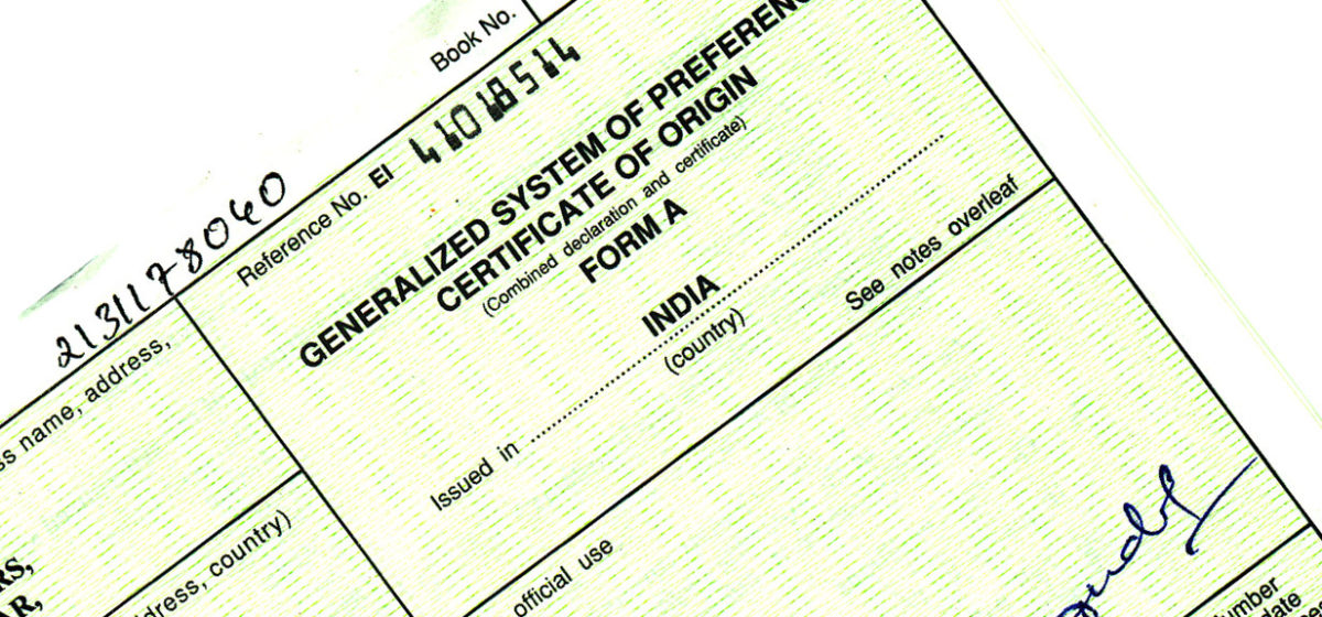 certificate of origin