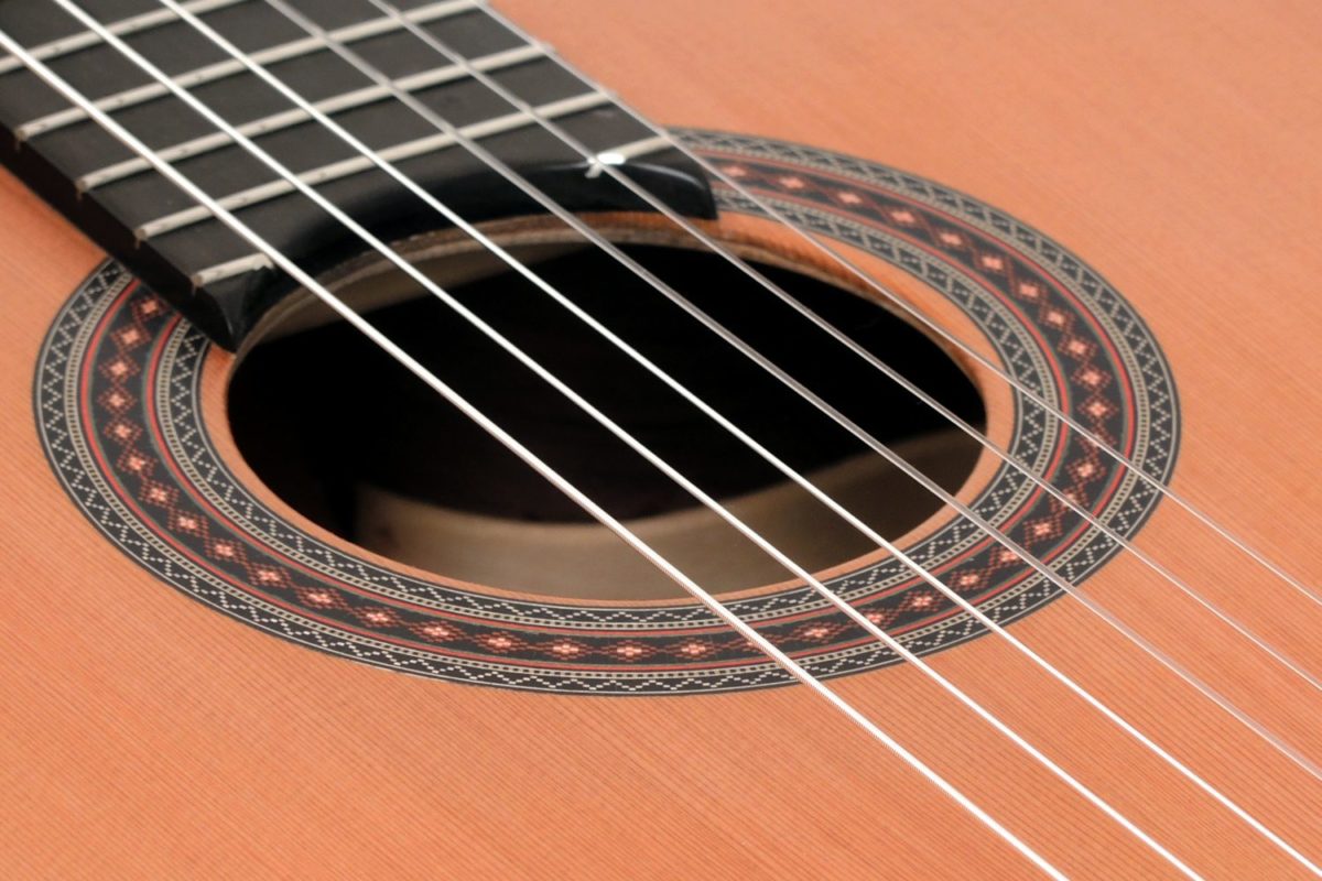 Small Classical Guitar with Cutaway and Pickup for Modern Playing Styles