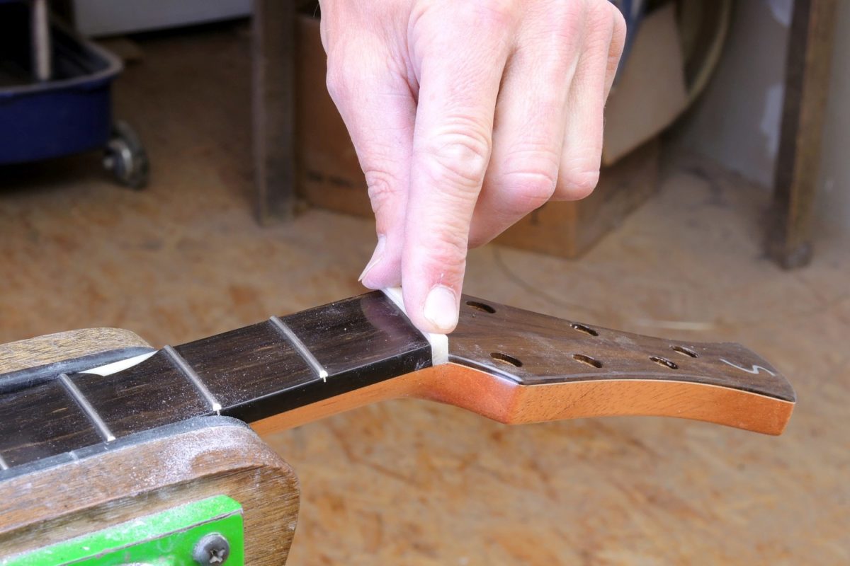 Photo Story Replacing the Nut on an Acoustic Guitar Stoll Guitars