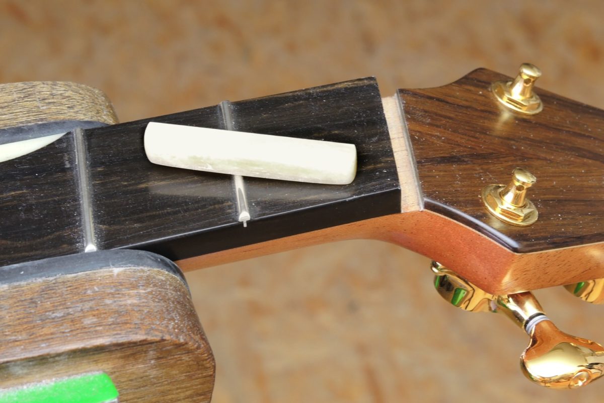 Photo Story Replacing the Nut on an Acoustic Guitar Stoll Guitars