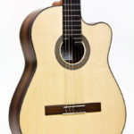 crossover nylon string Guitar Cutaway indian walnut cedar