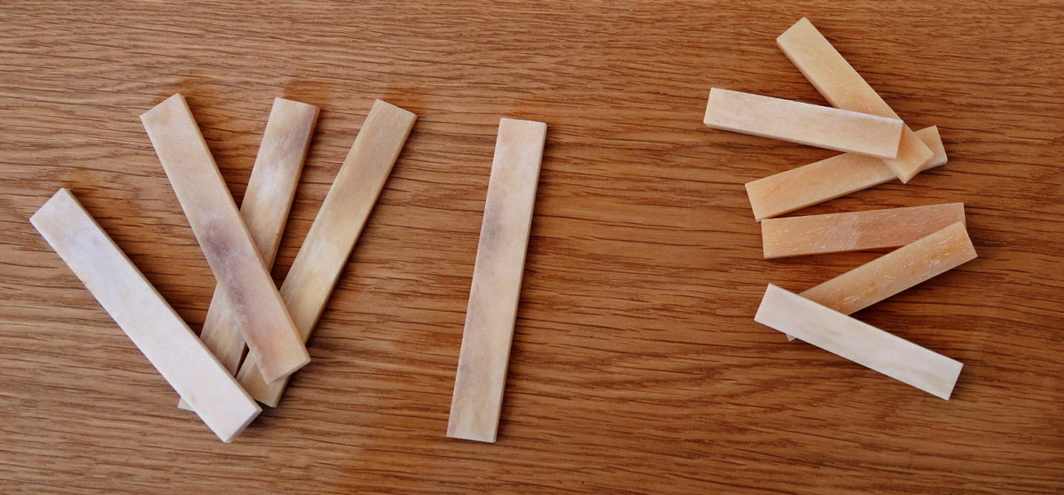 luthier guitar builder Natural Bone Saddle