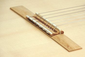 left-handed classical guitar double-hole-tie-block
