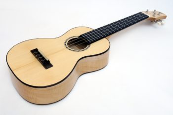 maple spruce soloist concert ukulele professional luthier