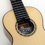 walnut spruce soloist concert ukulele professional luthier