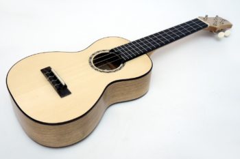 walnut spruce soloist concert ukulele professional luthier