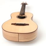 travel steel string acoustic guitar walnut stoll