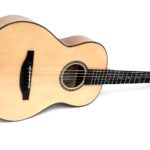 travel steel string acoustic guitar walnut stoll