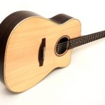 steel string acoustic guitar cutaway luthier stoll