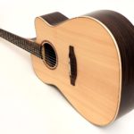 steel string acoustic guitar cutaway luthier stoll