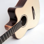 steel string fingerstyle guitar cutaway