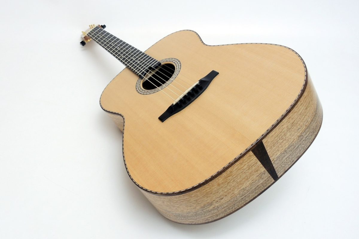 Steel String Guitar Side Sound Port 3 Holes Mango Back Sides Luthier