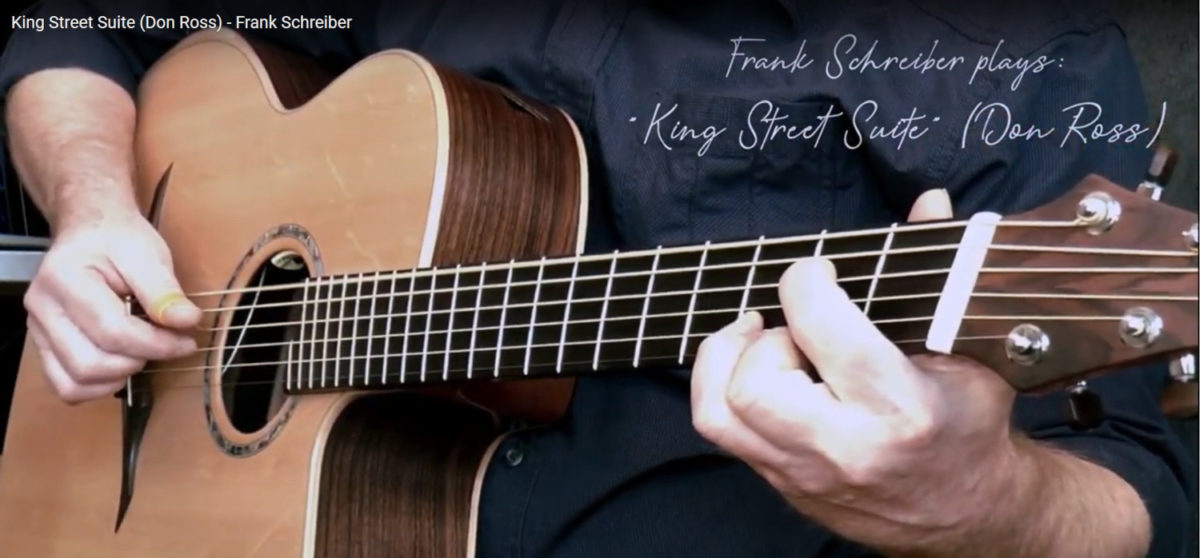 IQ Bariton Steel String Guitar Frank Schreiber King Street Suite Don Ross